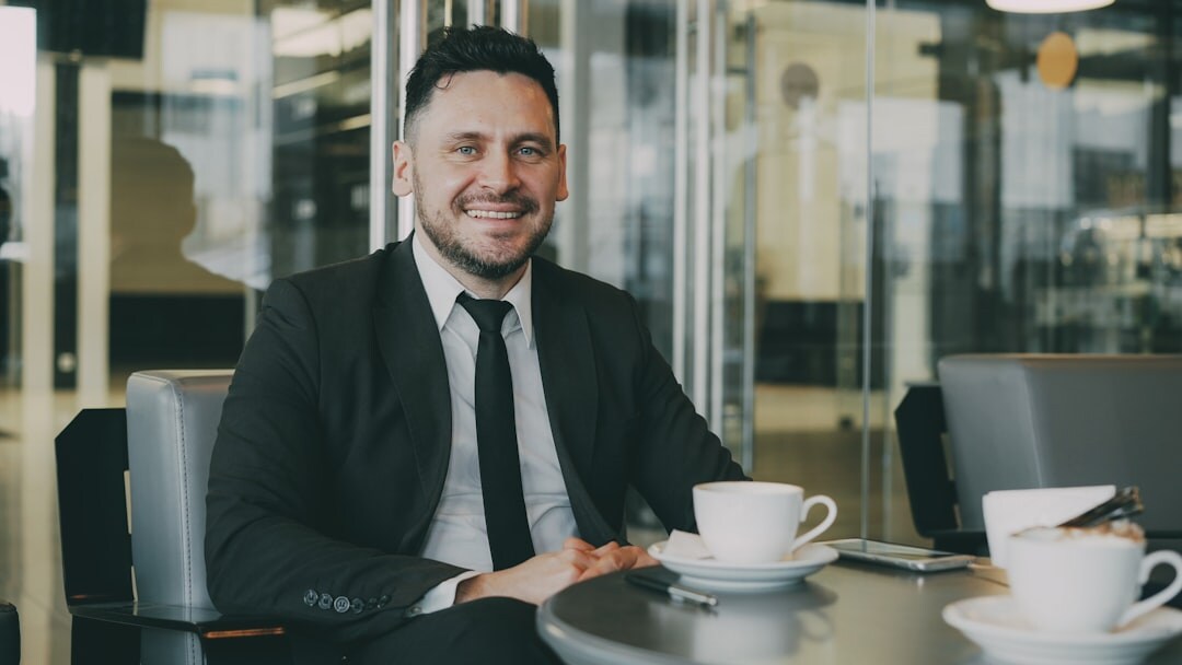 Portrait of a smiling business director